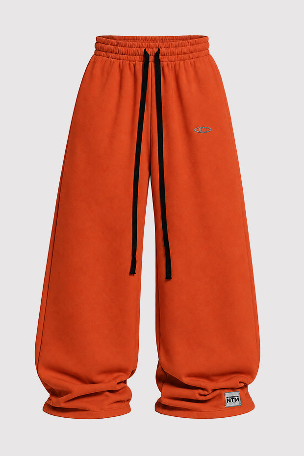 Tomatos Men's Wide-Leg Sweatpants | Oversized Fleece Pants