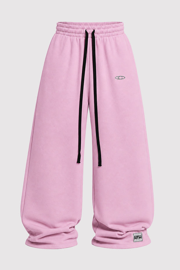 Tomatos Men's Wide-Leg Sweatpants | Oversized Fleece Pants