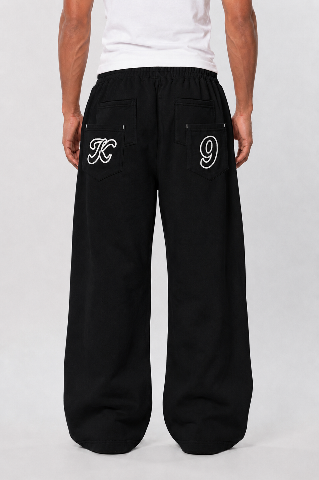 Tomatos Men's Wide-Leg Sweatpants | Oversized Fleece Pants