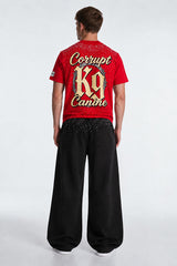 Tomatos Men's Oversized K9 Graphic Tee | Heavyweight T-Shirt