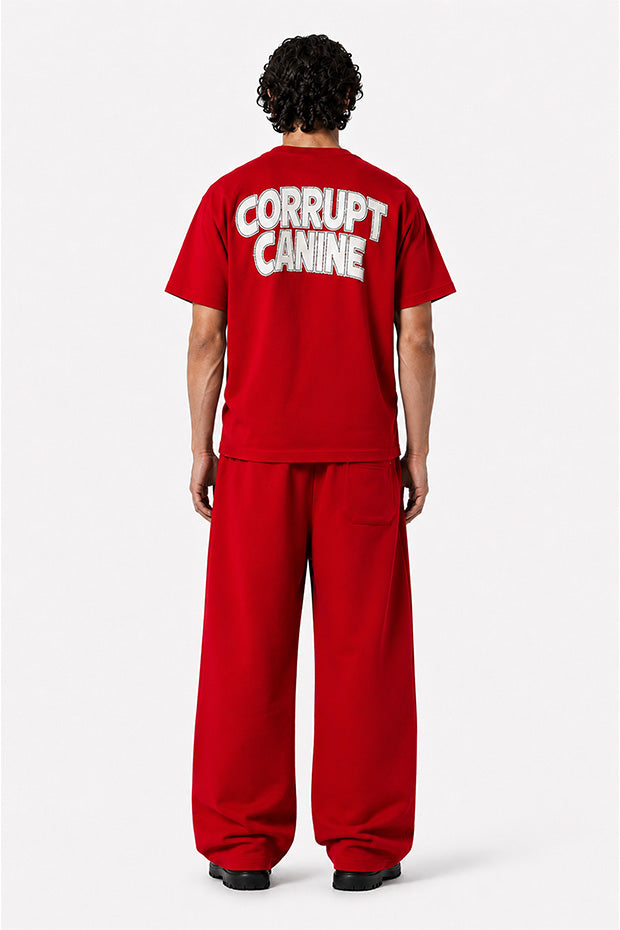 Tomatos Men's Wide-Leg Graphic Sweatpants | Baggy Pants
