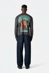 Cropped Boxy Crewneck CorruptK9 Men Sweatshirt