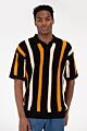 Striped Short Sleeve Polo T-Shirt
