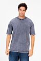 Basic Oversized Half Sleeve Washed T-Shirt