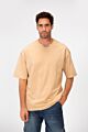 Crew Neck Tomato Print Short Sleeves Basic Oversized Melton T-Shirt