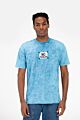 Printed Half Sleeve Washed T-Shirt
