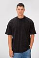 Basic Oversized Half Sleeve Crew Neck T-Shirt