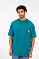 Eggplant Print Short Sleeved Regular Fit Crew Neck T-shirt