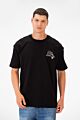 Regular Fit Round Neck Short Sleeves Front & Back Printed T-shirt