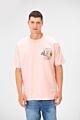 Summer Melton Printed Regular Fit Short Sleeve Round Neck T-Shirt Men