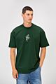 Printed Regular Fit Summer Melton Crew Neck Half Sleeve T-Shirt