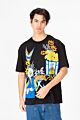 Oversized Printed Crew Neck T-Shirt