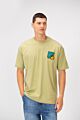 Regular Fit Round Neck Short Sleeves T-shirt With Text & Cartoon Print