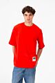 Tomato Oversized Summer Short Sleeves T-Shirt With Back Text Print