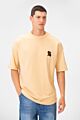 Summer Melton Oversize Printed Half Sleeve Round Neck T-Shirt
