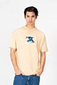 Van Gogh Print Oversized Half Sleeve T-Shirt