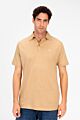 Slim Fit Half Button Polo T-Shirt