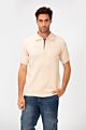 Slim Fit Short Sleeve Half Zip High Quality Polo T-Shirt