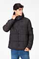 Waterproof Puffer Hood Jacket With Pockets
