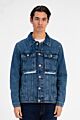Tomato Long Sleeve Denim Jacket With Pockets