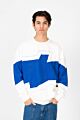 Oversized Printed Round Sweatshirt