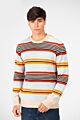 Striped Crew Neck Pullover Sweater