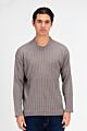 Basic Round Neck Knitted Sweater Pullover