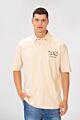 Regular Fit Polo Neck Short Sleeve T-shirt With Colorful Tomato Print