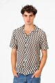 Slim Fit Short Sleeve Mesh Shirt With Breathable High Quality Material