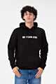Hooded Sweatshirt With Front Text Print