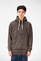 Washed Hooded Sweatshirt With A Modern Pocket