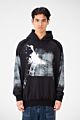 Oversize Printed Hoodie Sweatshirt