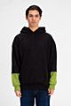Cutting Oversized Hooded Sweatshirt