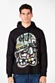Printed Long Sleeve Hoodie Men Sweatshirt