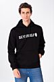 Long Sleeve Text Print Hooded Sweatshirt