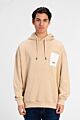 Oversized Hood Sweatshirt With Kangaroo Pocket 