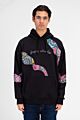 Oversized Graphic Print Hoodie Sweatshirt