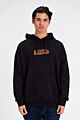 Oversized Yes and No Print Hoodie Sweatshirt