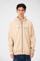 Oversize Hooded Sweatshirt With Full Zipper