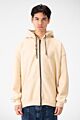 Oversized Basic Hood Sweatshirt With Full Zippers