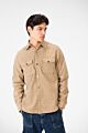 Velvet Long Sleeves Shirt With Front Pockets