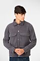 Front Pockets Fur Padded Shirt 