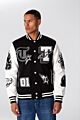 Varsity Printed Baseball Jacket