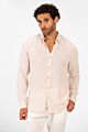 Basic Plain Linen Shirt High Quality Regular Fit Long Sleeve