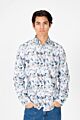 Printed Long Sleeve Front Button Shirt