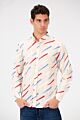 Slim Fit Printed Jakar Men Shirt