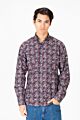 Slim Fit Full Print Long Sleeve Shirt