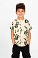 Boys Half Sleeve Oversize Printed T-shirt