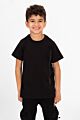 Crew Neck Basic T-Shirt with Text Print