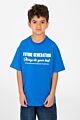 Oversized Text printed crew neck Boys T-shirt